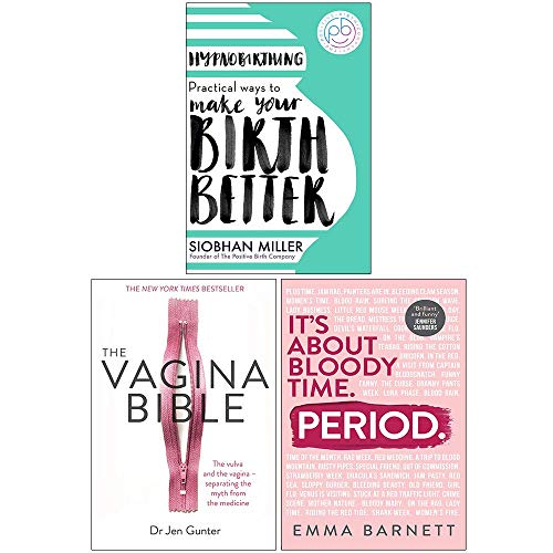 Hypnobirthing, The Vagina Bible, [Hardcover] Period 3 Books Collection Set