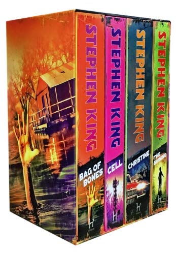 Stephen King Classic Collection 4 Books Box Set (The Shining, Bag of Bones, Christine, Cell)