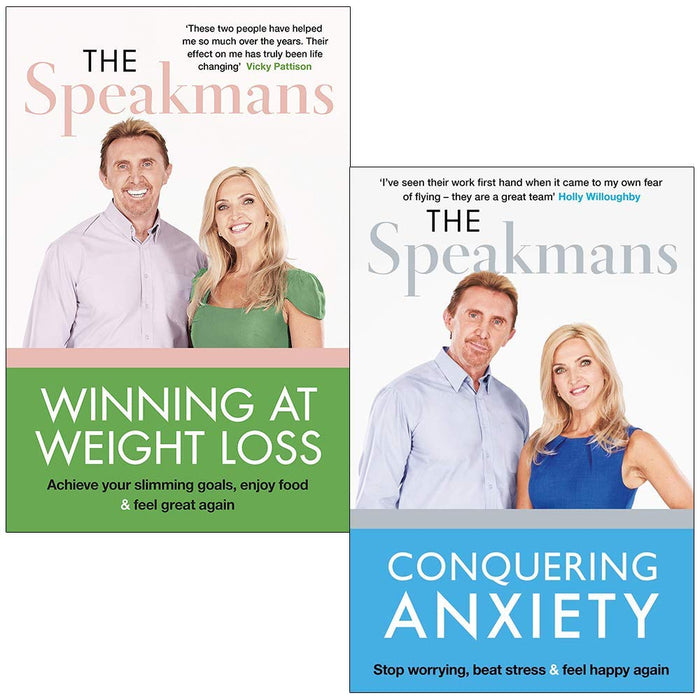 Winning at Weight Loss, Conquering Anxiety 2 Books Collection Set By Nik Speakman, Eva Speakman