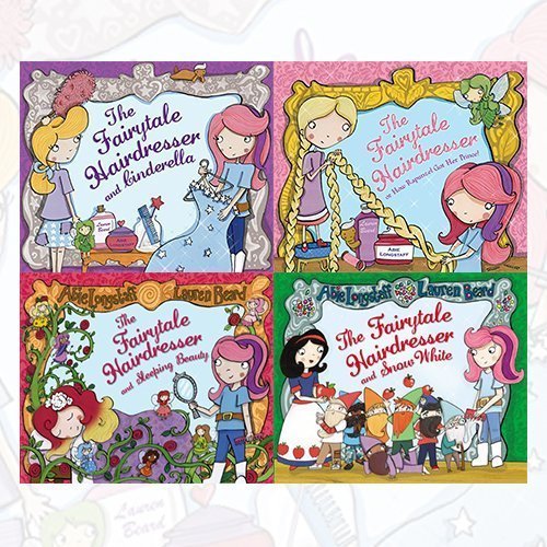 Abie Longstaff The Fairytale Hairdresser 4 Books Bundle Collection (The Fairytale Hairdresser and Cinderella, The Fairytale Hairdresser and Rapunzel)