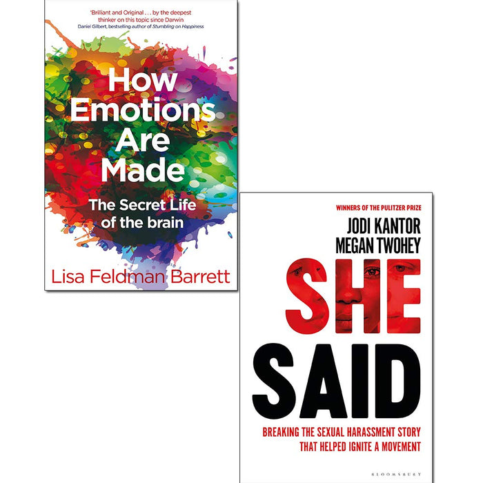 How Emotions Are Made and She Said [Hardcover] 2 Books Collection Set