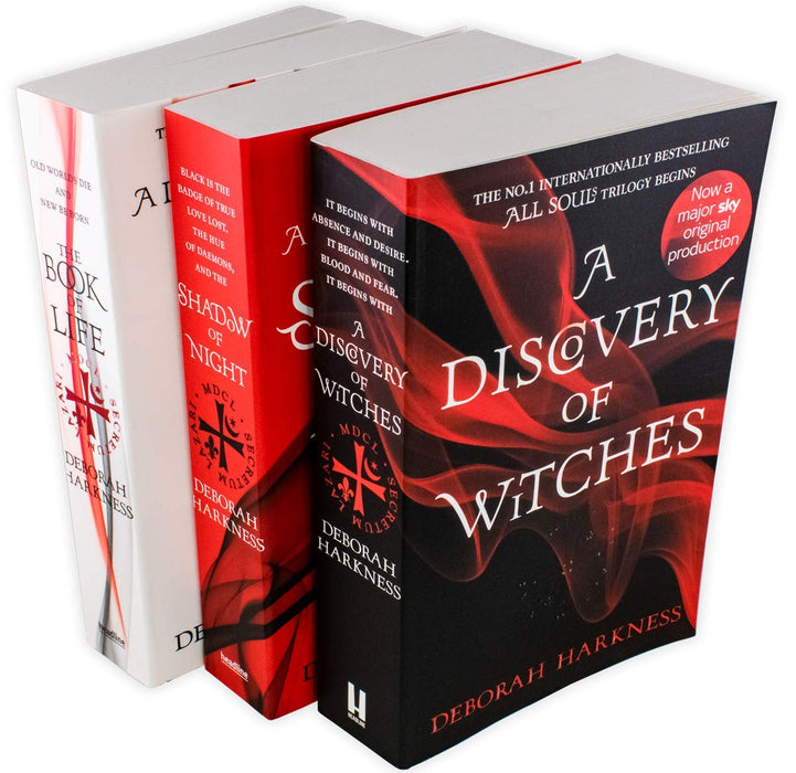 All Souls Trilogy Collection Deborah Harkness 3 Books Set (The Book of Life, Shadow of Night, A discovery of witches )