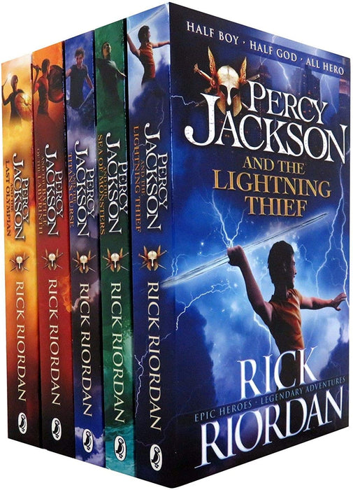Percy Jackson X 5 Book Set Series Collection 5 Book Set