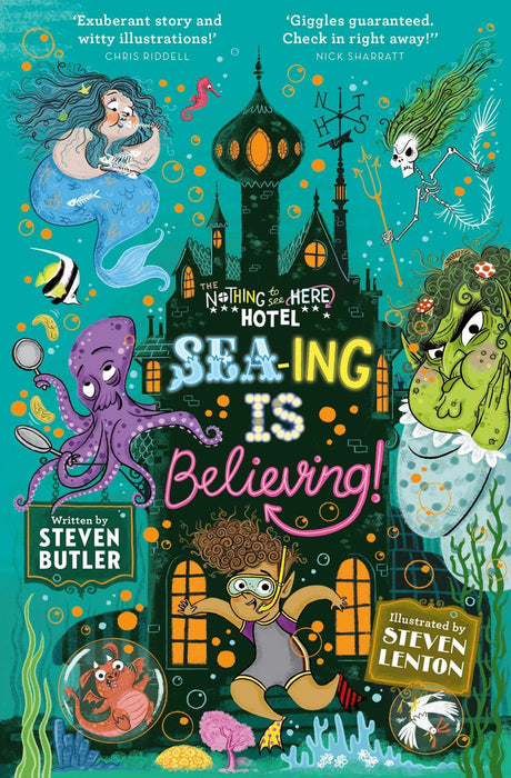 Nothing to see Here Hotel Book Series 3 Books Collection Set By Steven Butler (The Nothing to See Here Hotel, You Ain't Seen Nothing Yeti, Sea-ing is Believing)