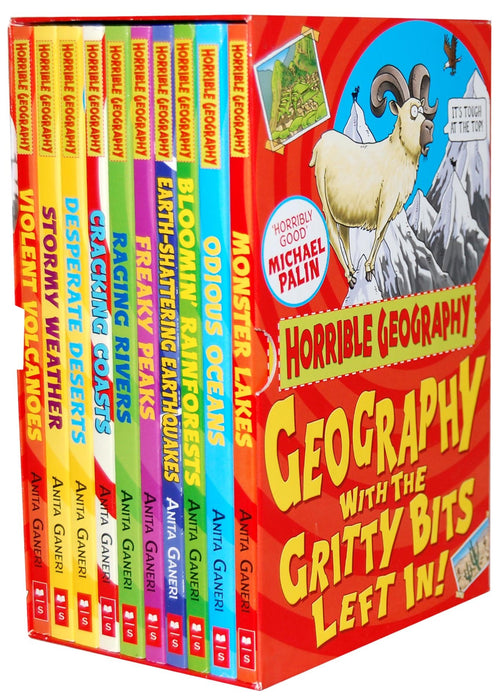 Horrible Geography Collection 10 Books Box Gift Set Pack By Anita Ganeri