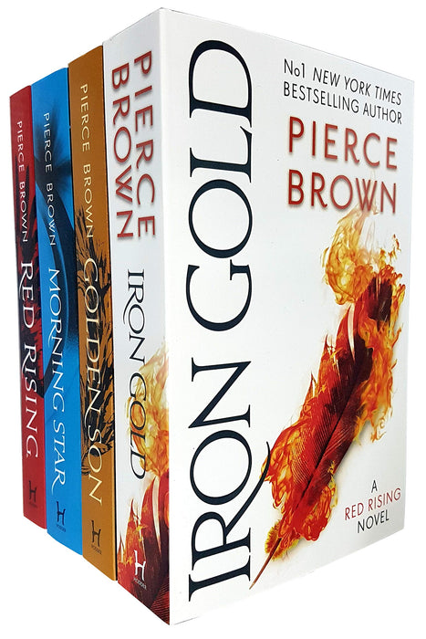 Red Rising Series 4 Books Collection Set by Pierce Brown (Red Rising, Golden Son, Morning Star, Iron Gold)