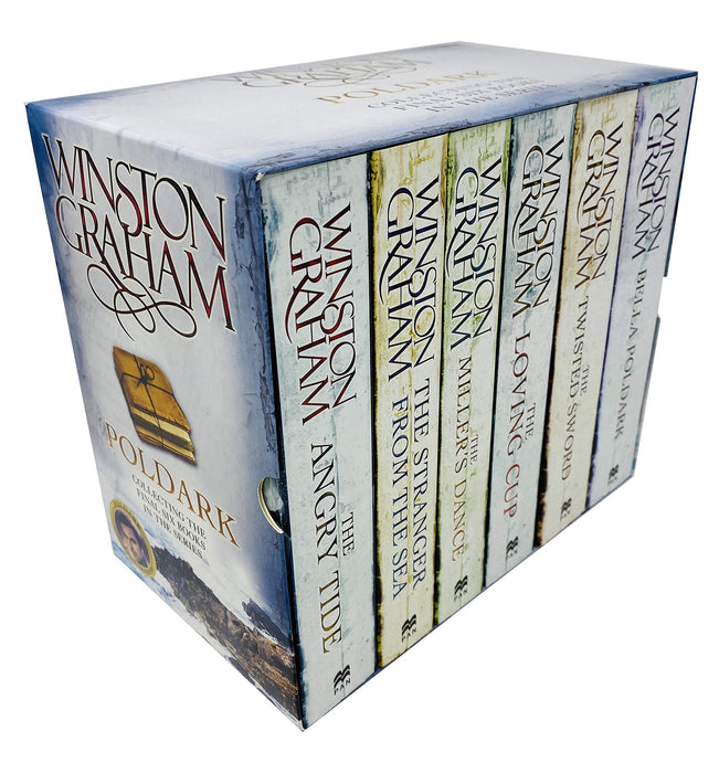 Poldark by Winston Graham Series Books 7 - 12 Gift Box Set Collection Set (Angry Tide, Stranger From The Sea, Miller's Dance, Loving Cup, Twisted Sword & Bella Poldark)