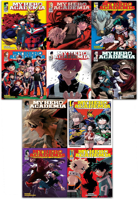 My Hero Academia Volume 1-10 Collection 10 Books Set by Kohei Horikoshi