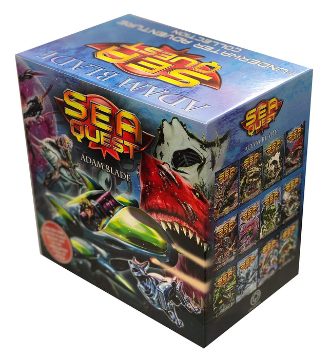 Sea Quest The Underwater Avdenture Collection 24 Books Limited Edition Box Set by Adam Blade (Series 1-6)