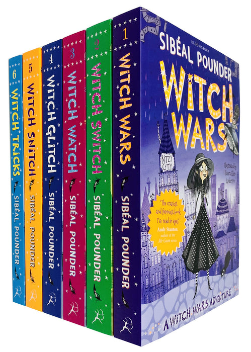 Witch Wars Adventures Series 6 Books Collection Set by Sibéal Pounder (Witch Wars, Witch Switch, Witch Watch, Witch Glitch, Witch Snitch & Witch Tricks)