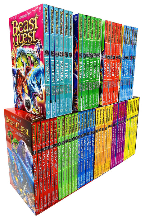 Beast Quest Ultimate MEGA Collection Series 1 - 10 Box Sets 60 Books Collection