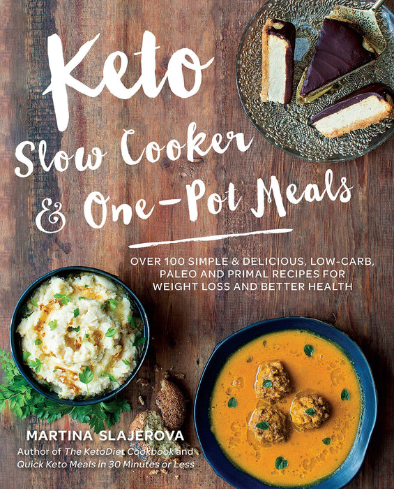Keto slow cooker & one-pot meals, crock pot and keto diet for beginners 4 books collection set